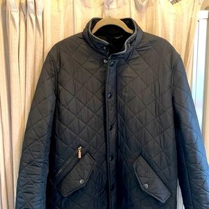 Barbour Powell quilted jacket black